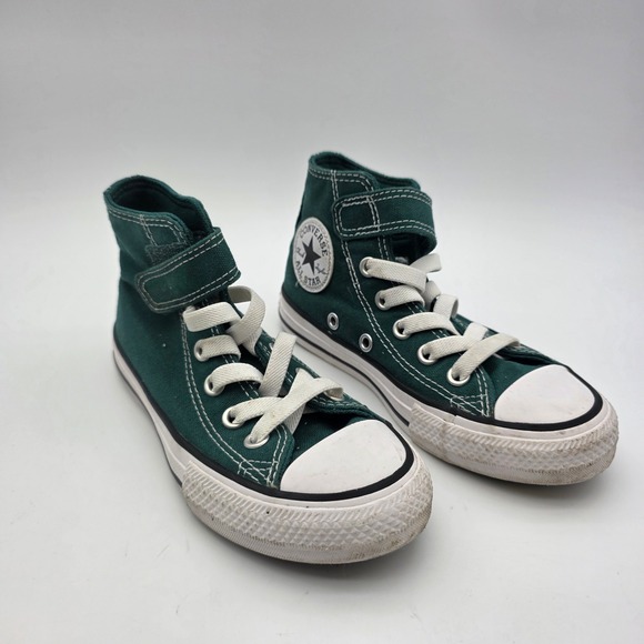 Converse Other - Converse Chuck Taylor All Star Kids High Top Sneaker Green Size 11